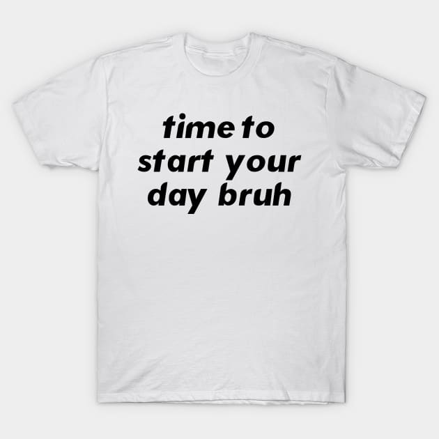 Frank Ocean - "Time To Start Your Day Bruh" - Blonde Nights T-Shirt by xavierjfong